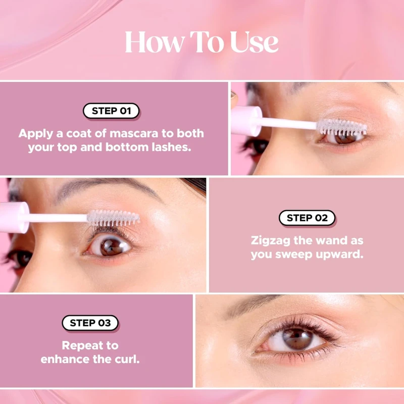 Hilary Rhoda Prep & Prime Transparent Mascara | Clear Gel Formula | Natural Look & Lash Transparent Mascara | Glossy & Shiny | Enhances Lash & Curl | Clump-Free | 10ml - Thumbnail 5